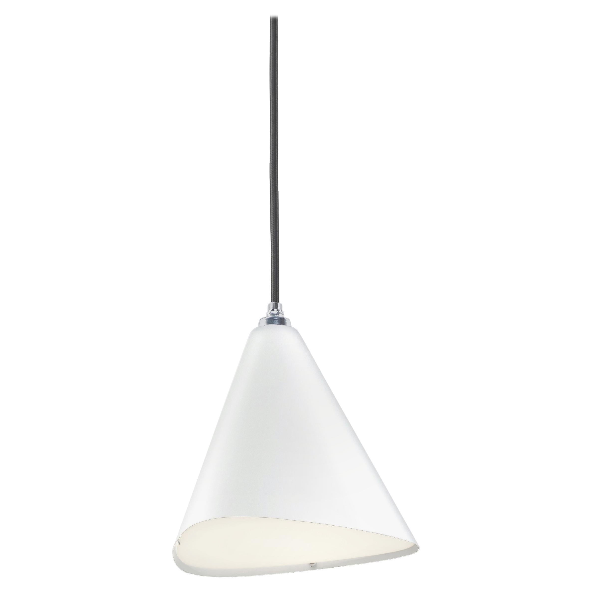 Lampada a sospensione 'Emily III' di Daniel Becker in bianco opaco per Moss Objects in vendita