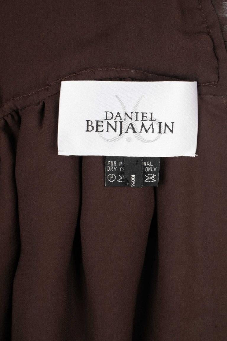 Daniel Benjamin Large Silk and Mink Stole 2