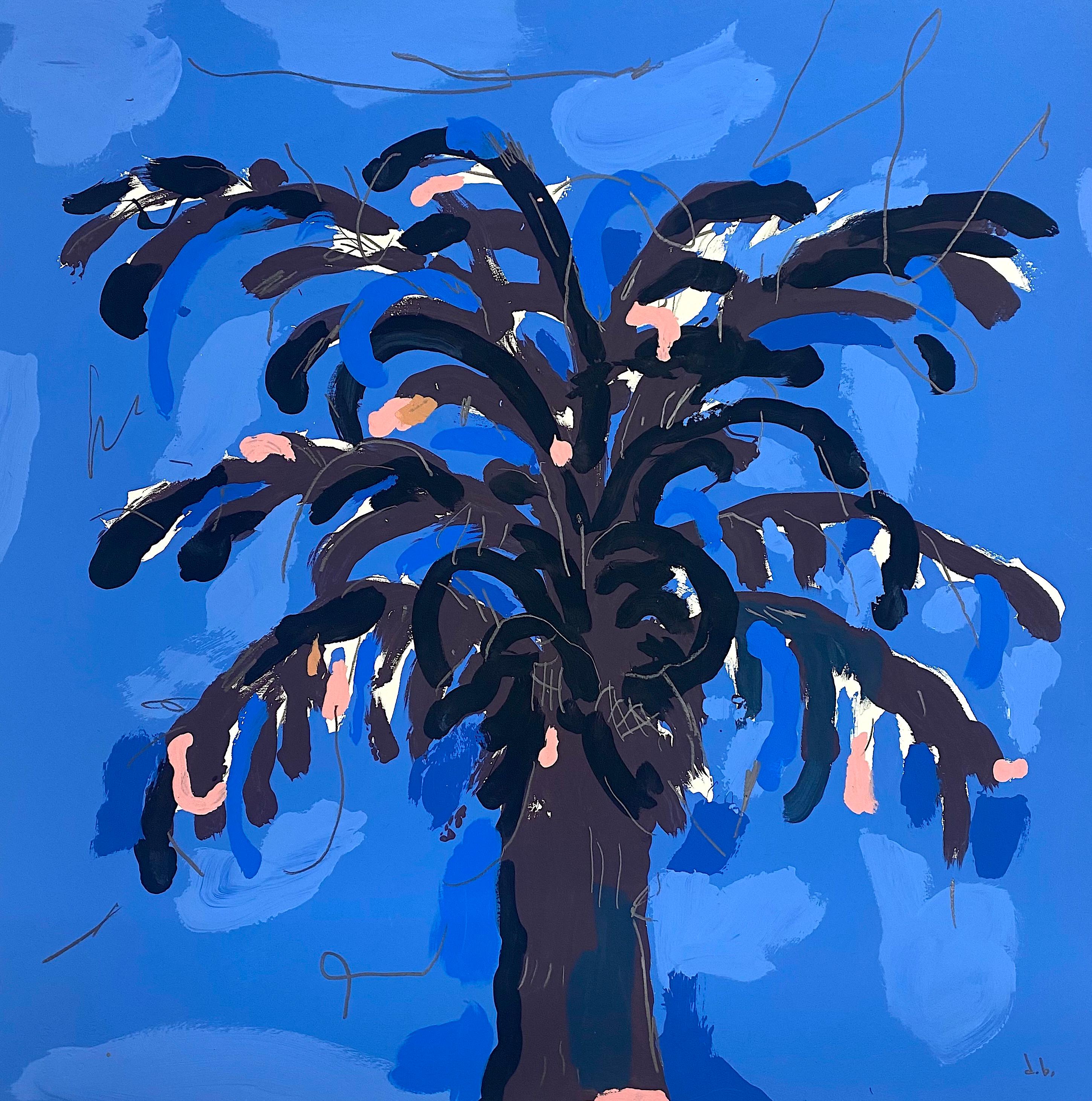 Daniel Berman Figurative Painting - All the palm trees III