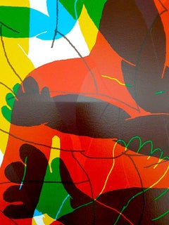 I saw a shadow in the kitchen.