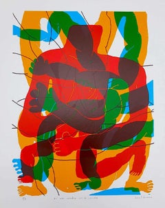 I saw a shadow in the kitchen, Print, 75 x 45 cm, Abstract, 2022
