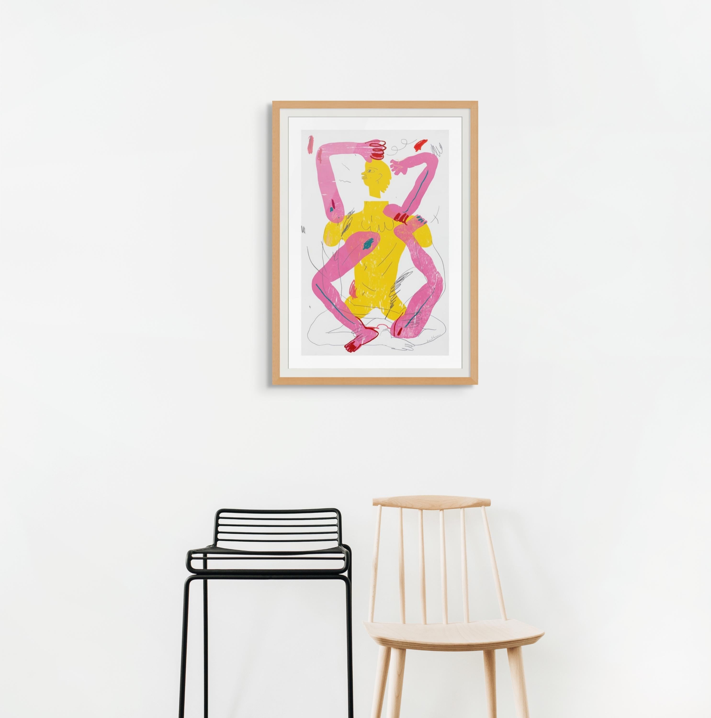 V5, Serie Variaciones de un cuerpo en 12 pasos – Print von Daniel Berman