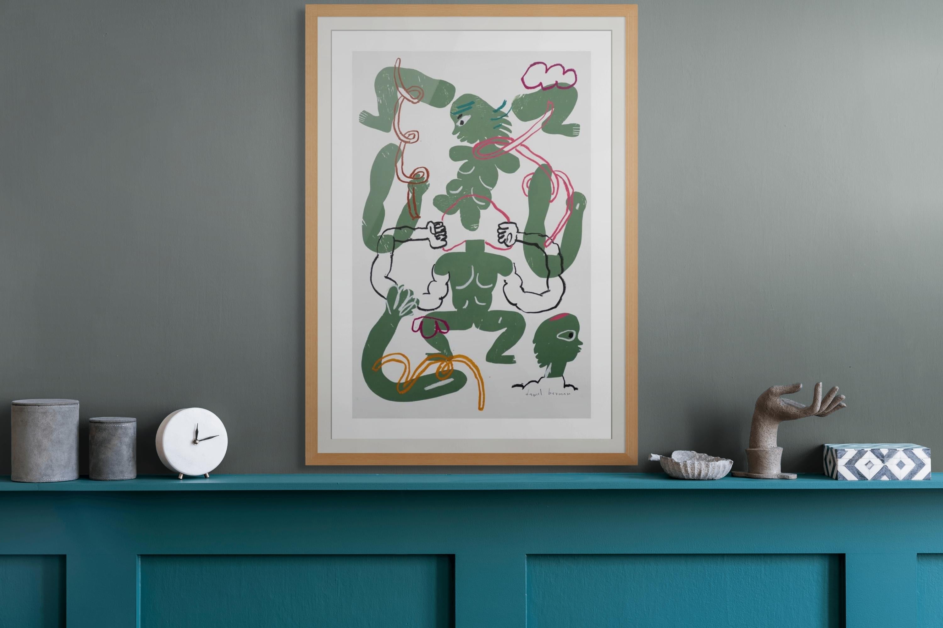 V6, Serie Variaciones de un cuerpo en 12 pasos – Print von Daniel Berman