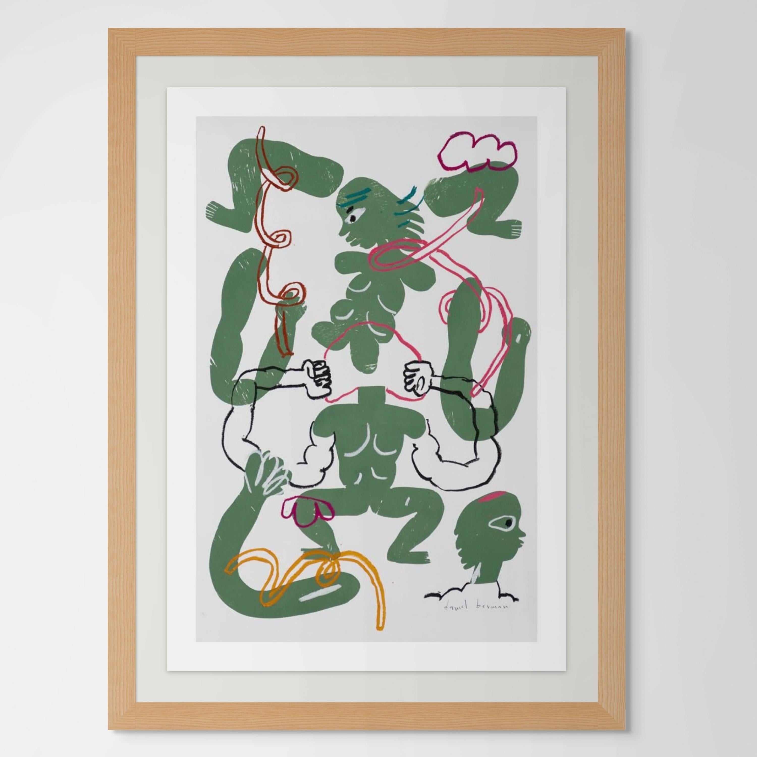 V6, Serie Variaciones de un cuerpo en 12 pasos (Abstrakt), Print, von Daniel Berman