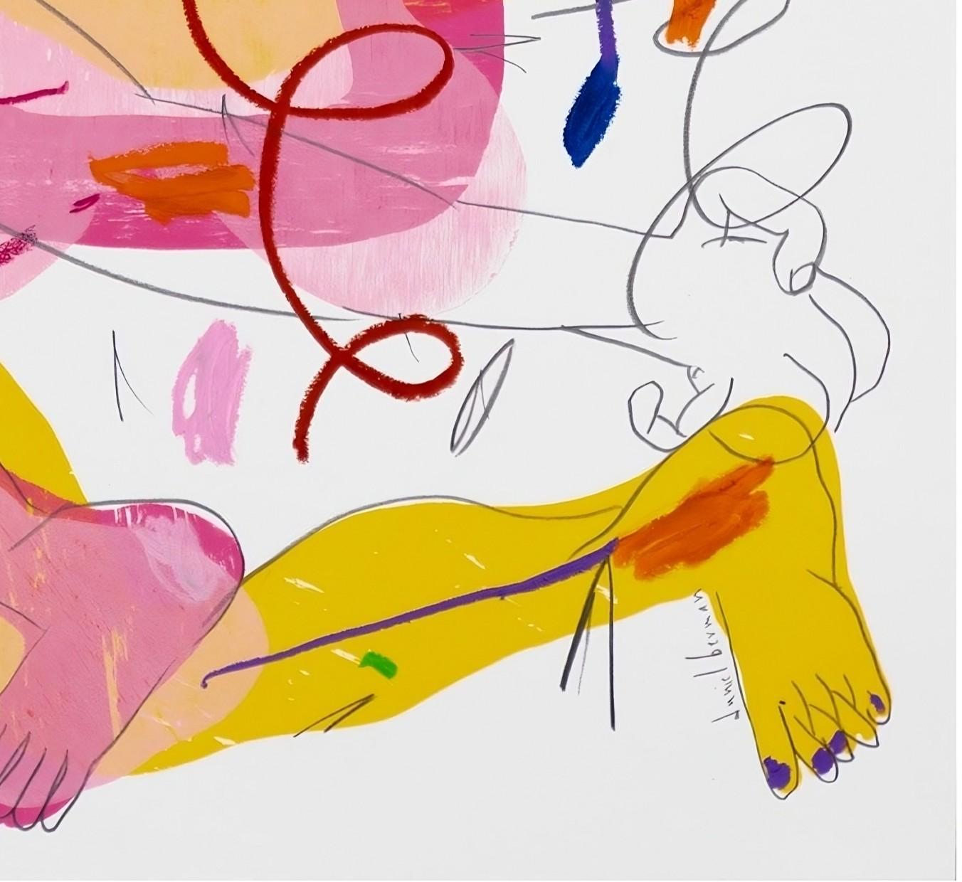 V7, Serie Variaciones de un cuerpo en 12 pasos (Abstrakt), Print, von Daniel Berman
