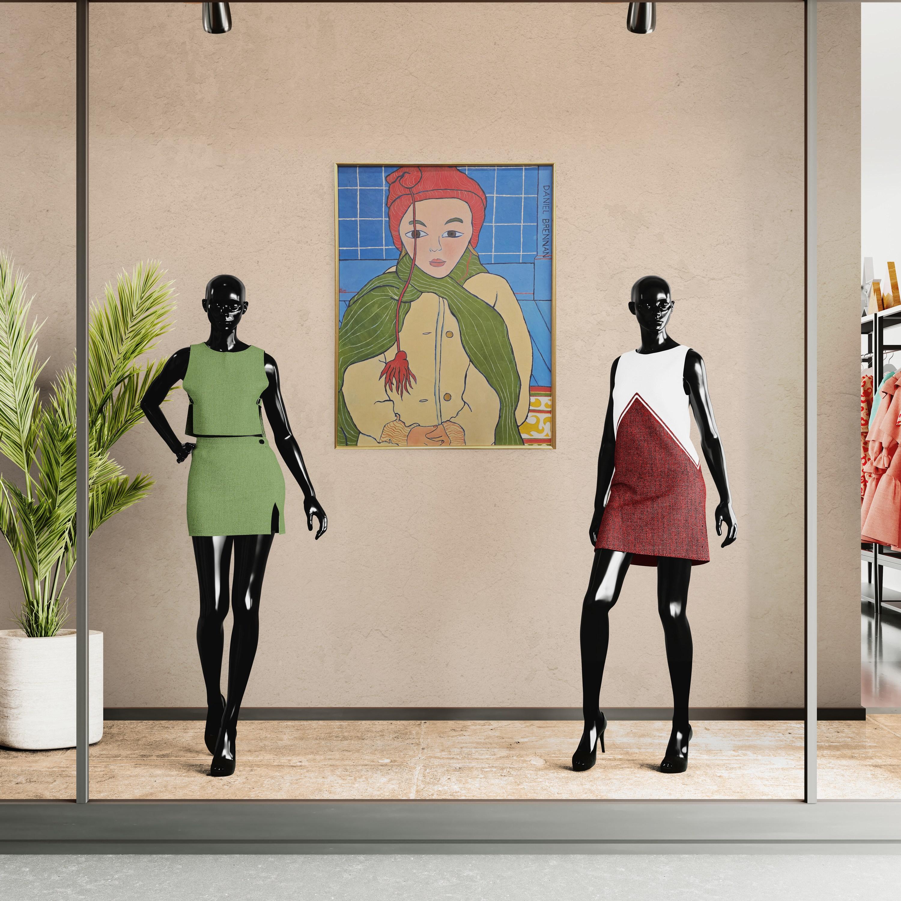 Mädchen mit Halstuch im Angebot 1