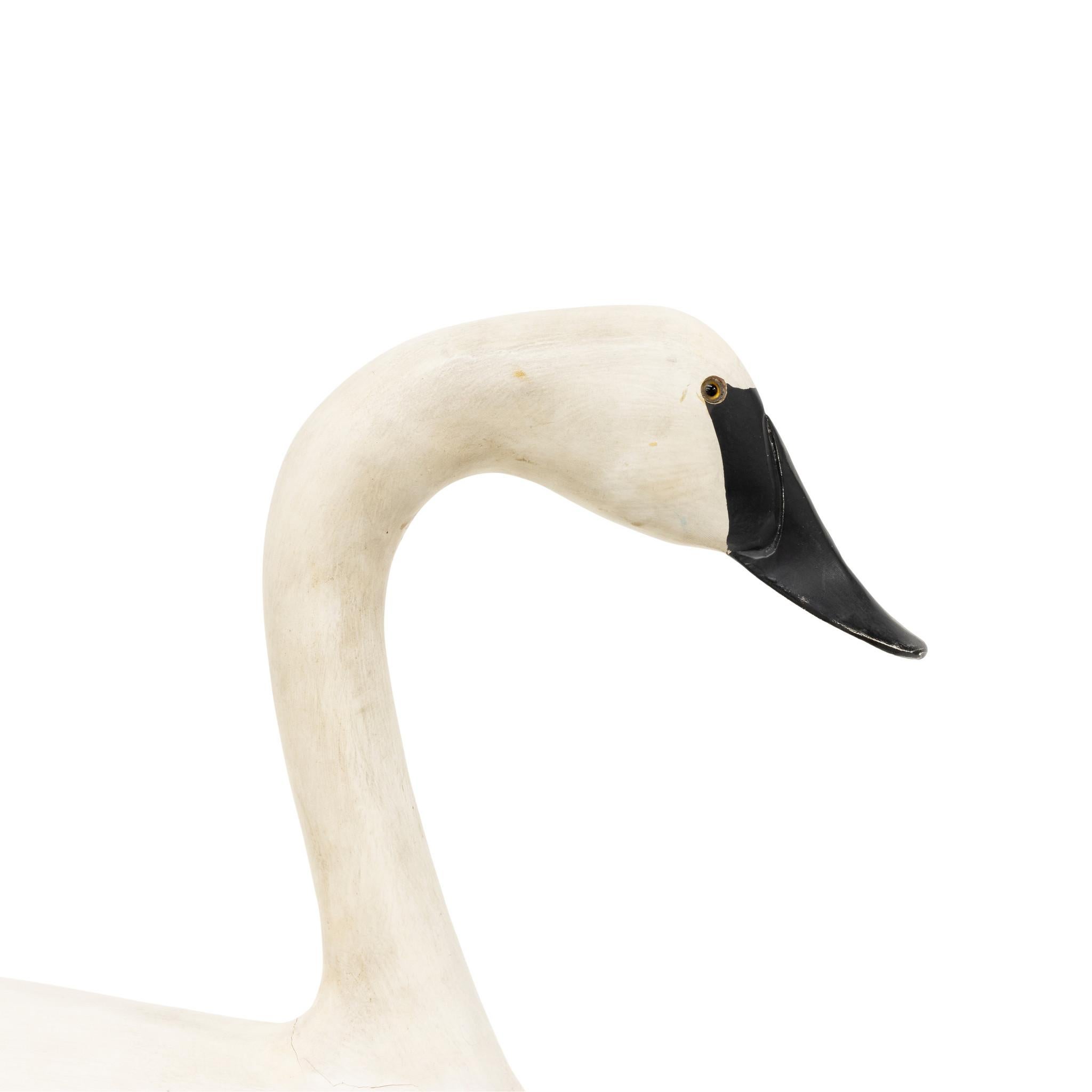 American Daniel Bruffee Swan Decoy For Sale