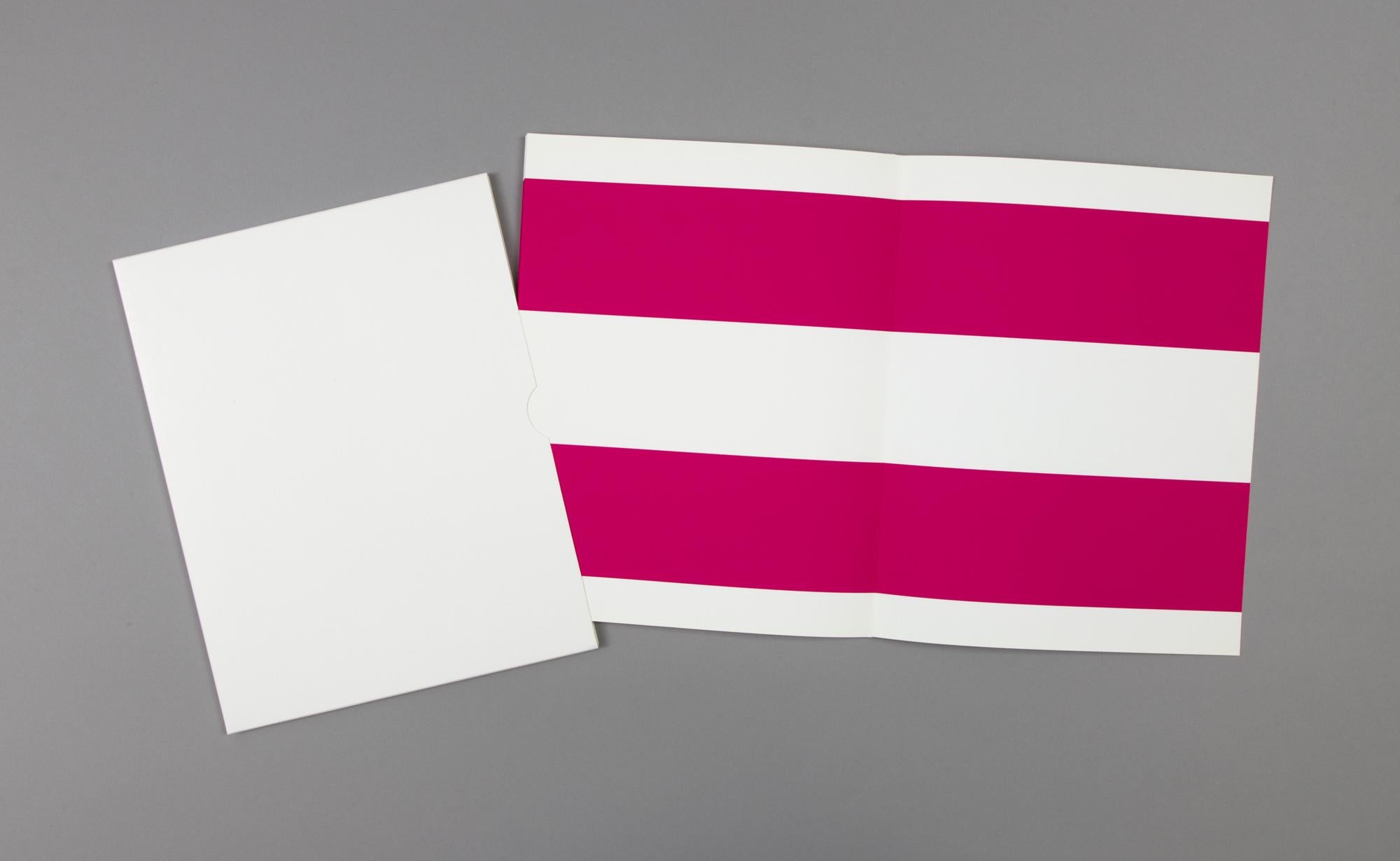 Senza titolo (Leporello), Arte astratta, Minimalismo, Arte concettuale - Print di Daniel Buren