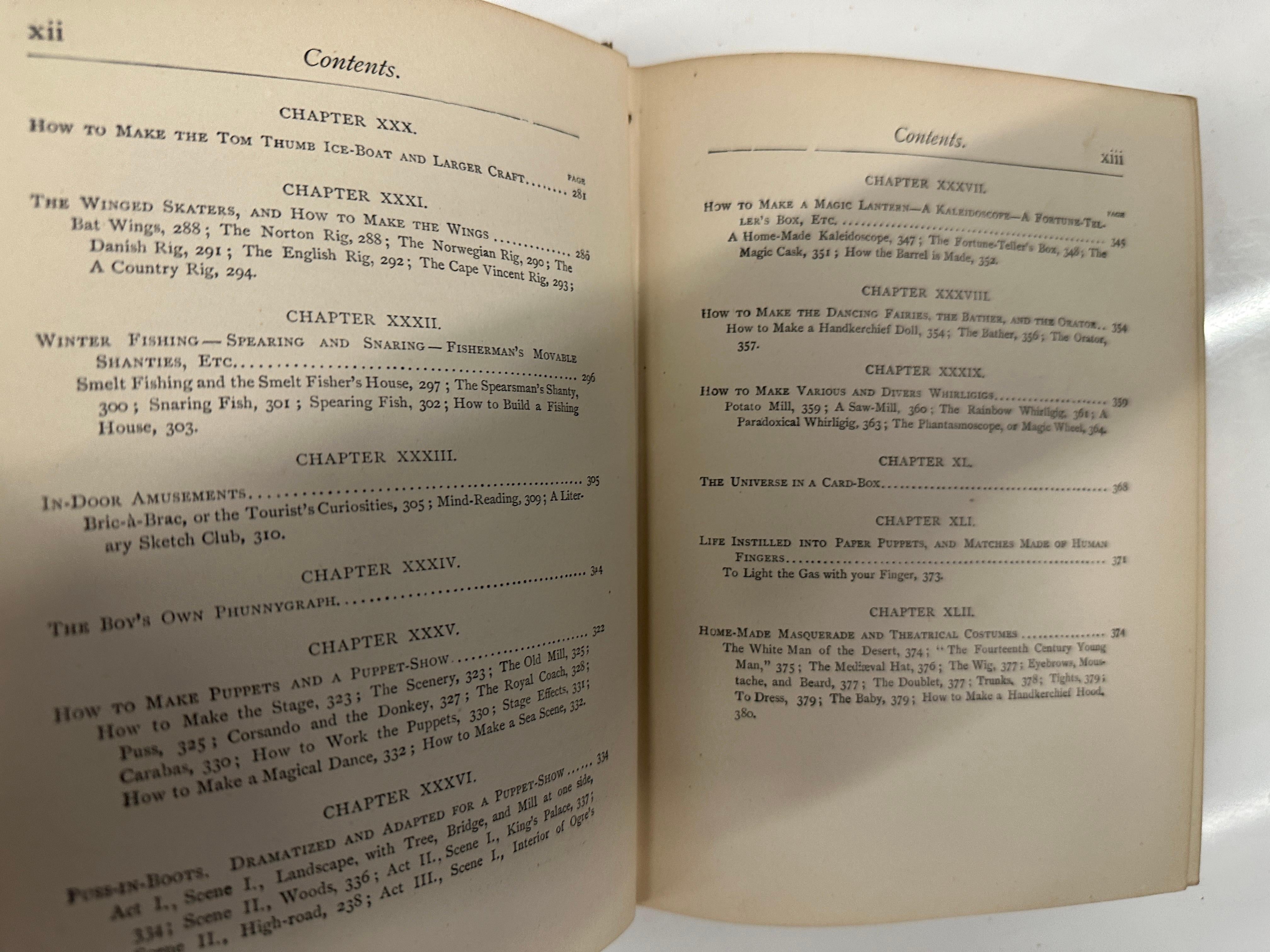 Il manuale del ragazzo americano - 1a edizione 1882 - Daniel Carter Beard 1