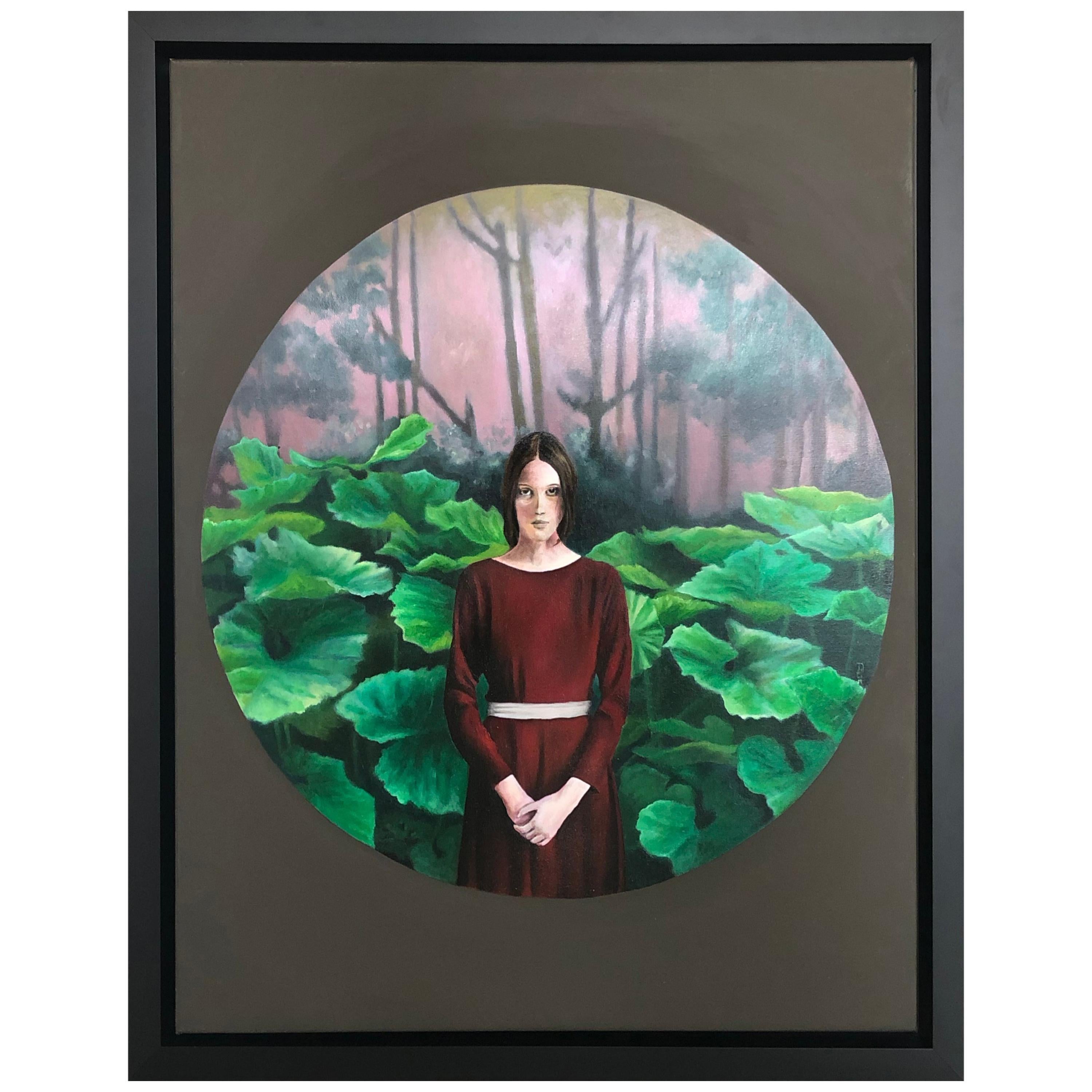 Still-Life Painting de Daniel Casique - El Bosque de los Mitos, Cuadro enmarcado