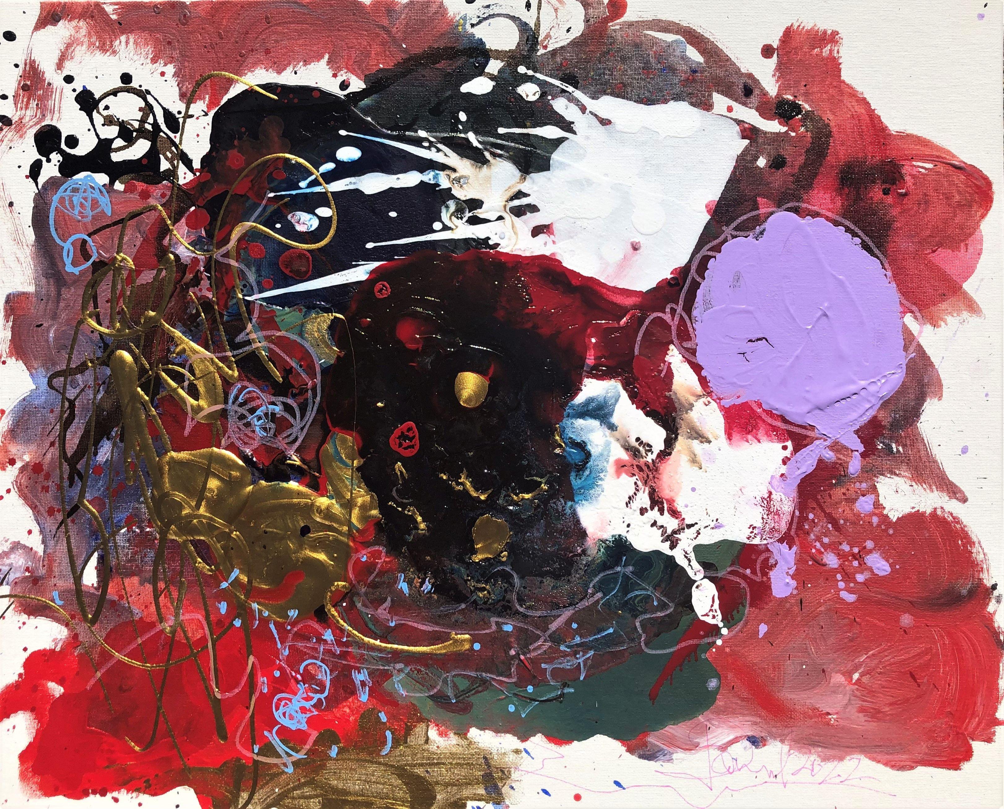 Mardi Gras!!, Pintura, Acrílico sobre lienzo - Painting de Daniel Clarke