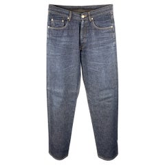 DANIEL CLEARY Size 36 Indigo Wash Selvedge Denim Button Fly Jeans