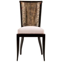 Daniel Clement Mosaic Mirror Occasional Chair