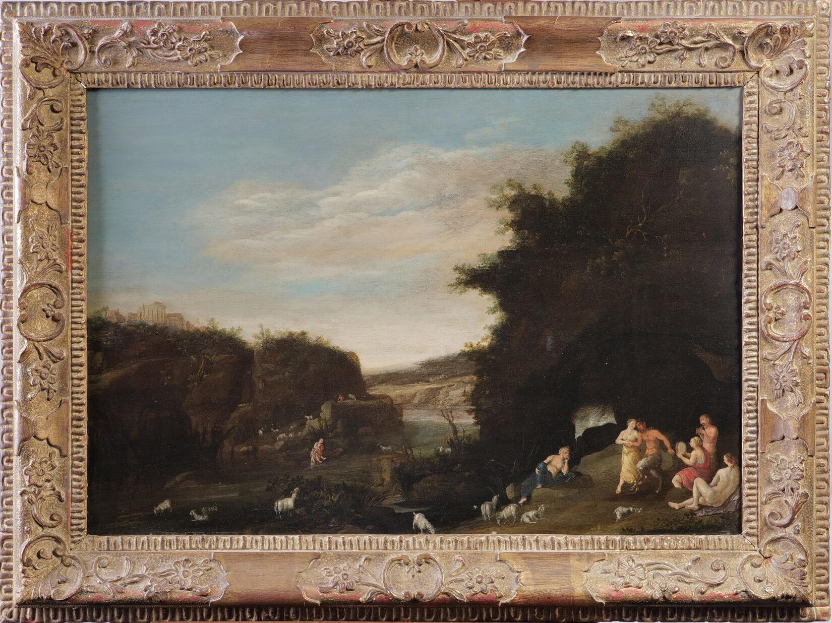 Daniel Cletcher Pintura del siglo XVII Óleo sobre tabla de madera 1628 Den Haag Flamenco Barroco en venta