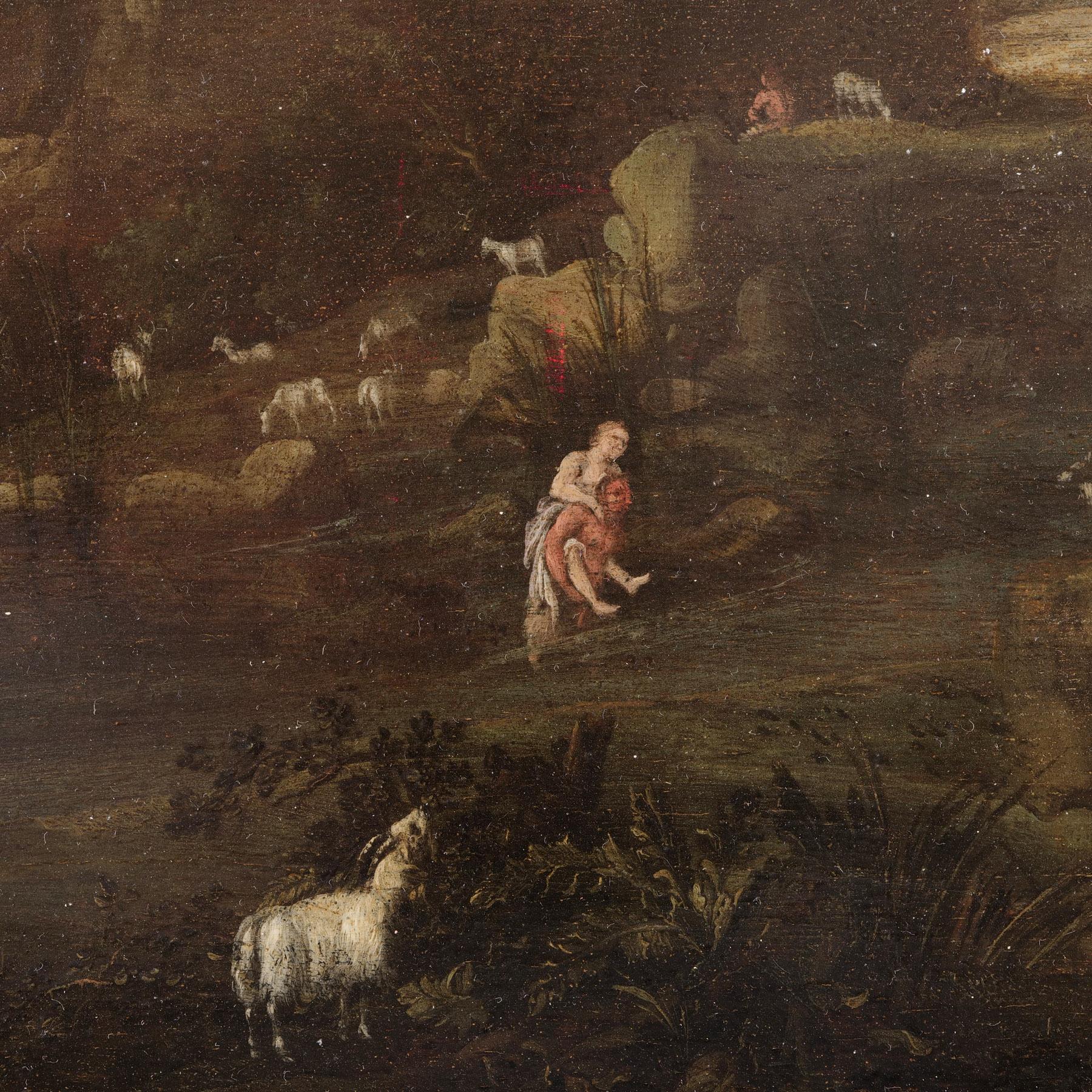 Daniel Cletcher Pintura del siglo XVII Óleo sobre tabla de madera 1628 Den Haag Flamenco en venta 1