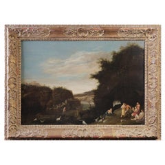 Daniel Dens, peinture du 17e siècle Huile sur panneau de bois 1628 DEN Flemish