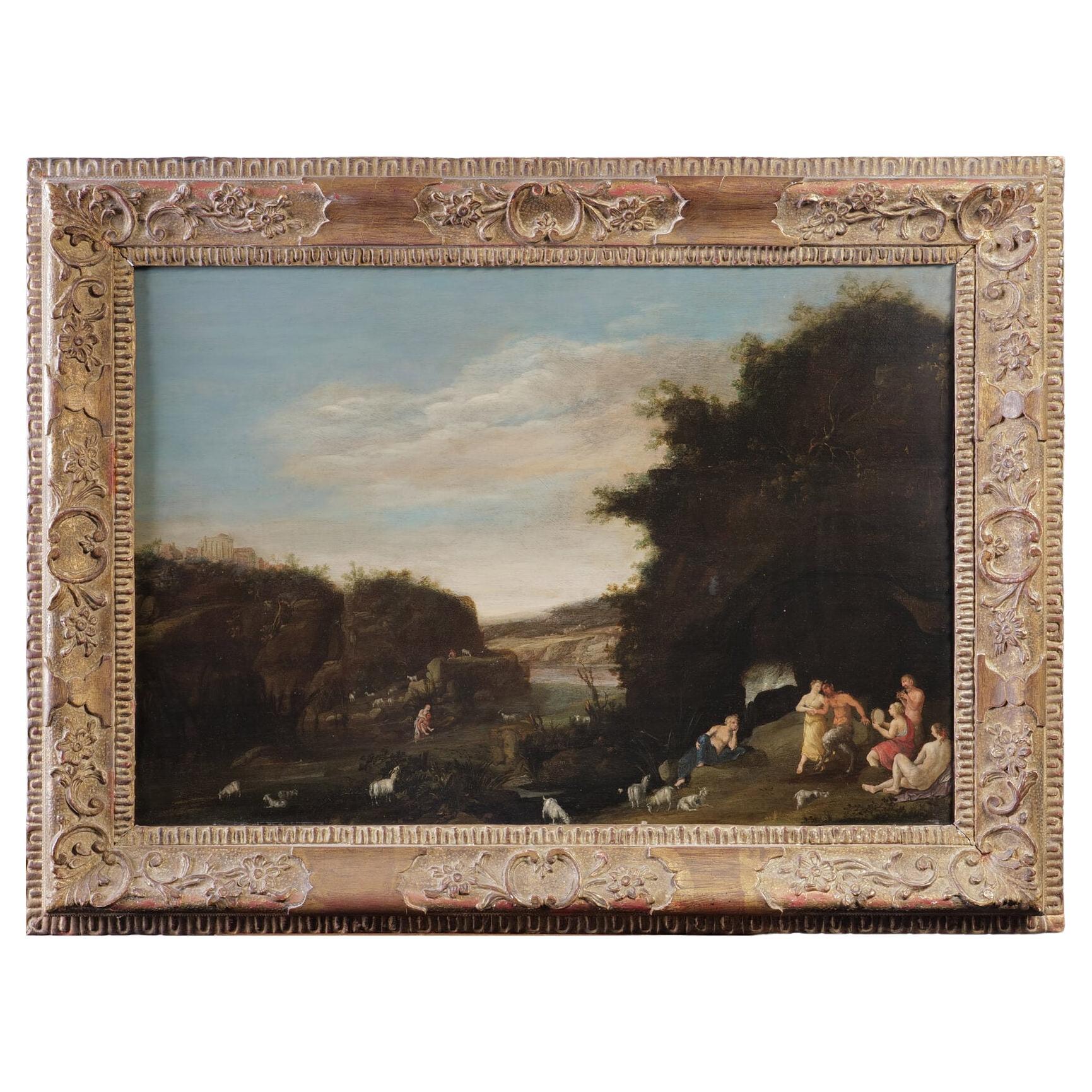 Daniel Cletcher Pintura del siglo XVII Óleo sobre tabla de madera 1628 Den Haag Flamenco en venta