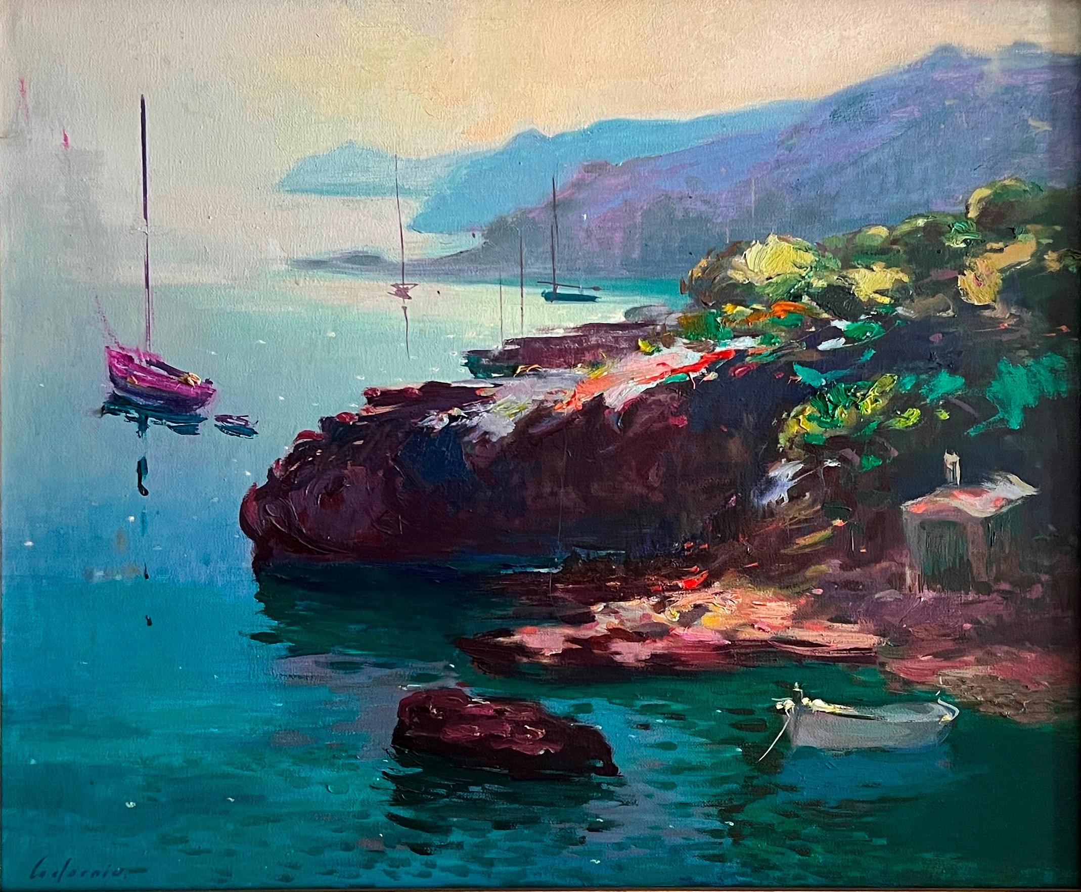 Codorniu Majorca expressionist acrylic painting - Painting by Daniel Codorniu