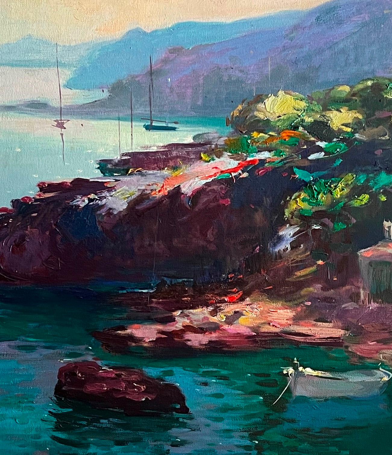 Codorniu Majorca expressionist acrylic painting - Expressionist Painting by Daniel Codorniu