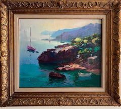 Codorniu Majorca expressionist acrylic painting