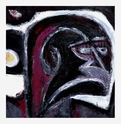 Bold Abstract Expressionist Figure