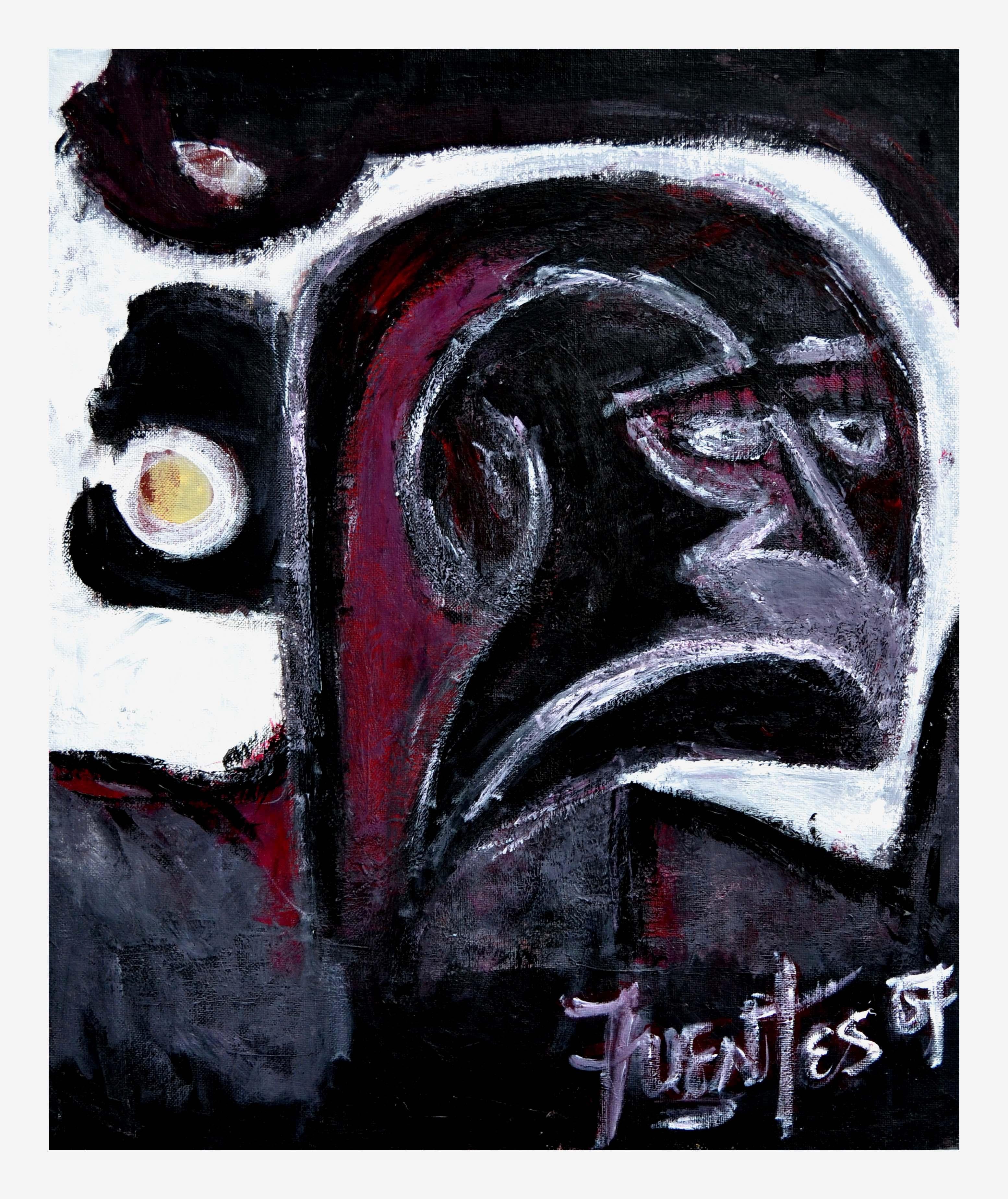 Abstract Expressionist Figure