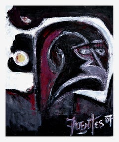 Bold Abstract Expressionist Figure