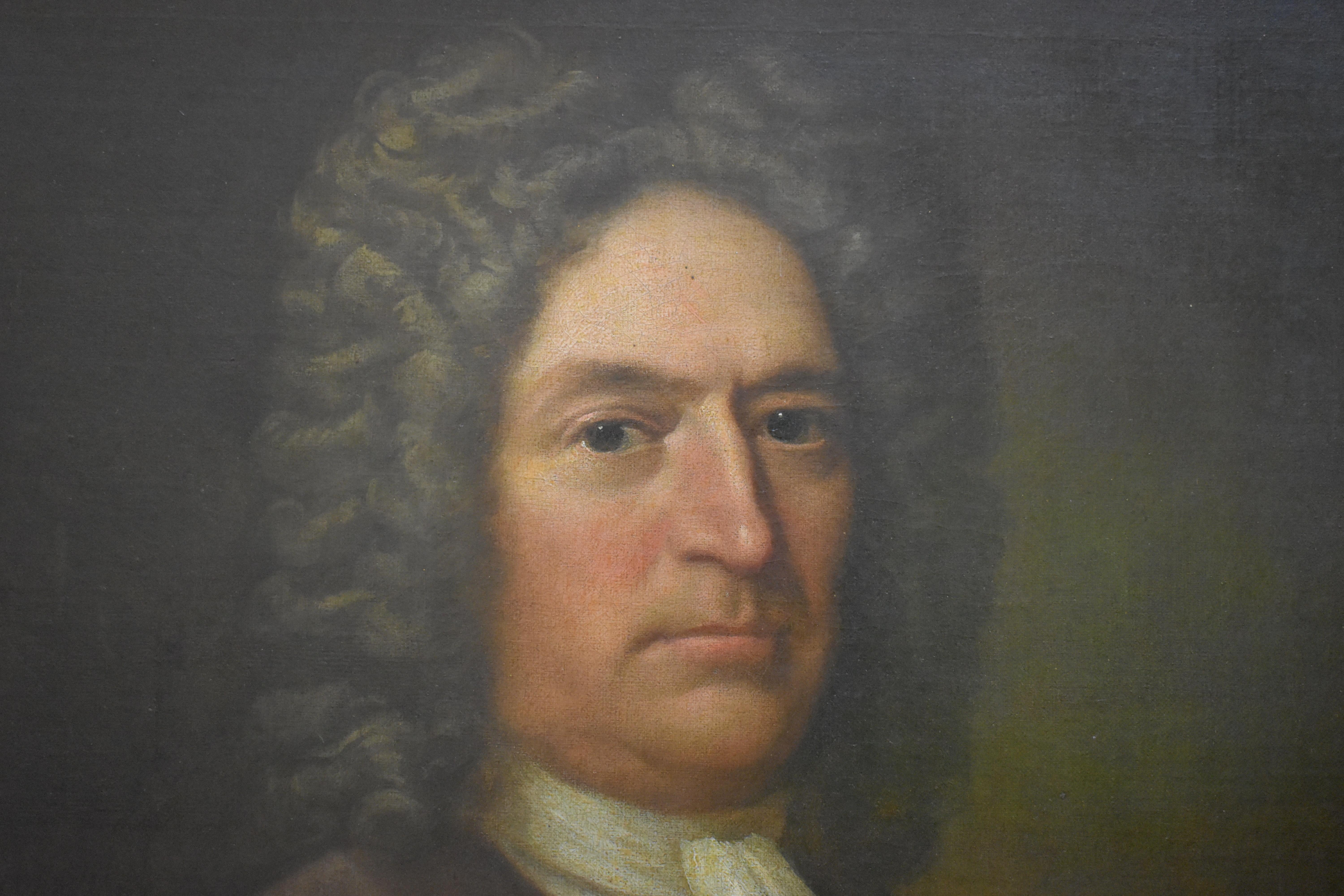 Daniel De CONING (1660-1727) Portrait d'un homme loup-garou  - Painting de Daniel De Coning