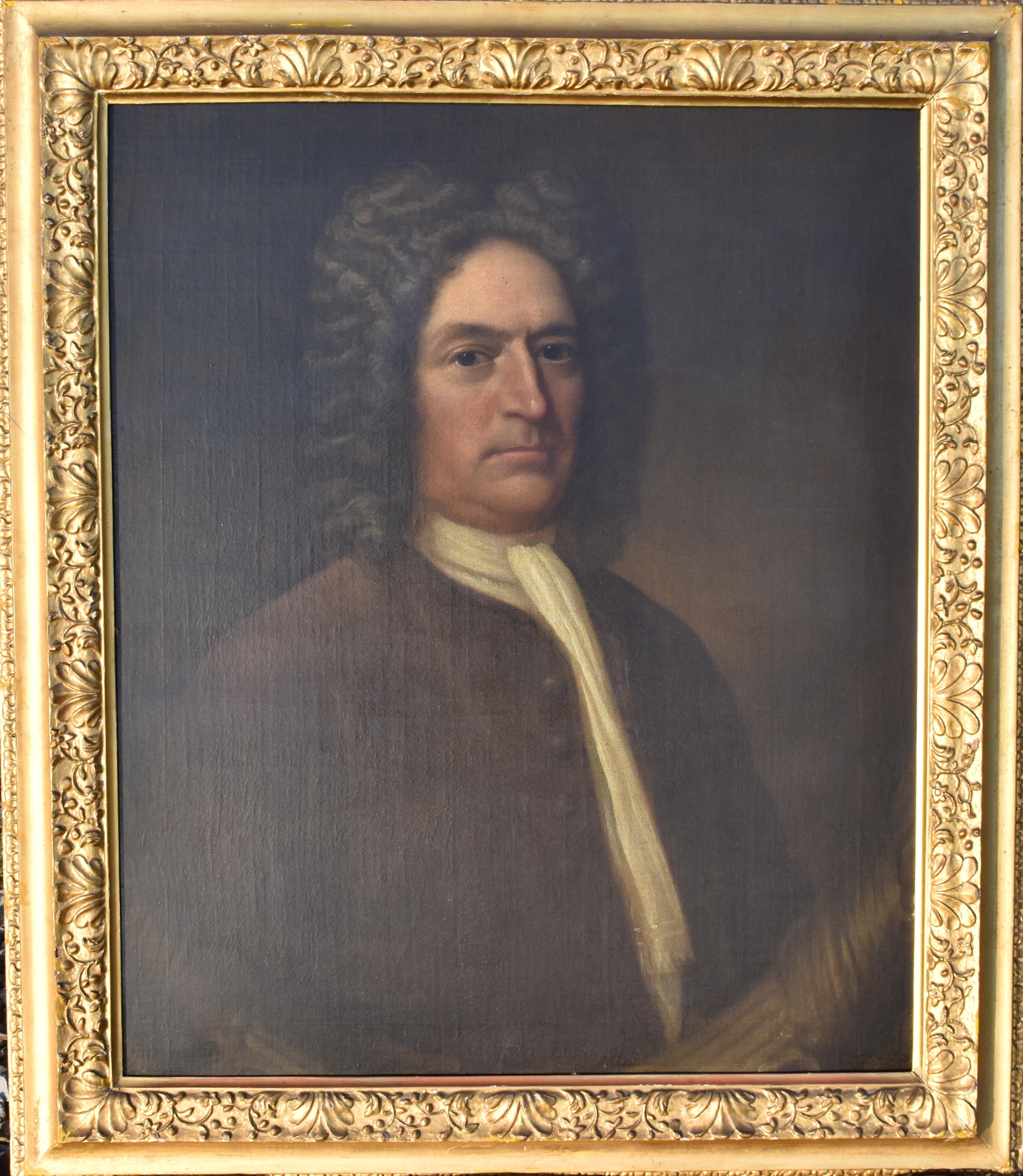 A magnificent portrait of Henry Izod aged 67 in 1726, unsigned, but attributed verso to De Coning.  Presented in a delightful frame probably the original.  The name Izod seems to have it roots in the Cotswold area of England.

De Coning was a Dutch