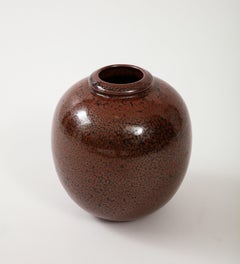 Daniel de Montmollin, Keramikvase, abgerundet, Frankreich, signiert