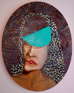 Oval Portrait of a Woman