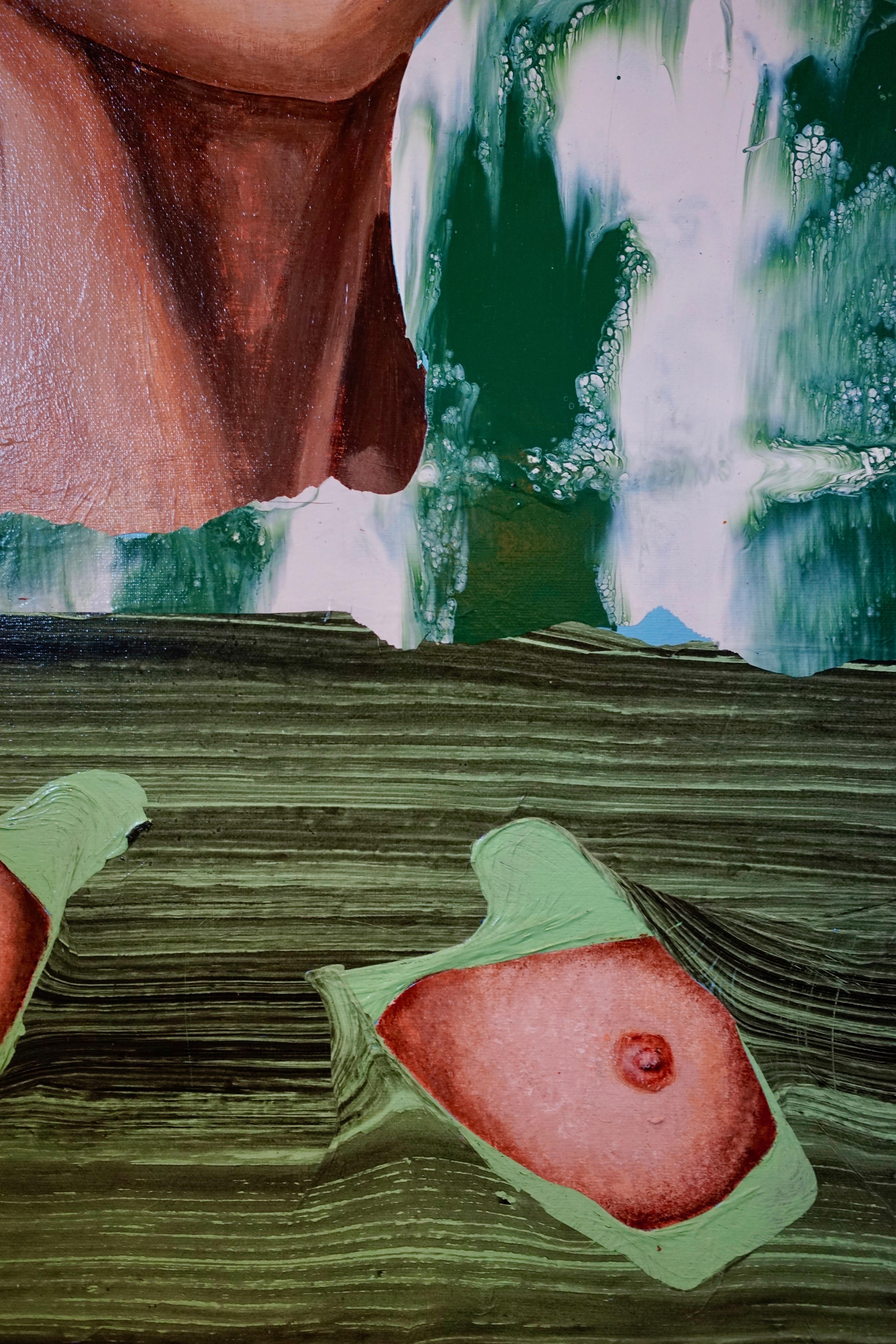 Paysage – Painting von Daniel Dejean