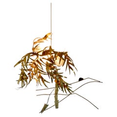 Daniel Dhaeseleer Palm Tree Wall Light Sculpture