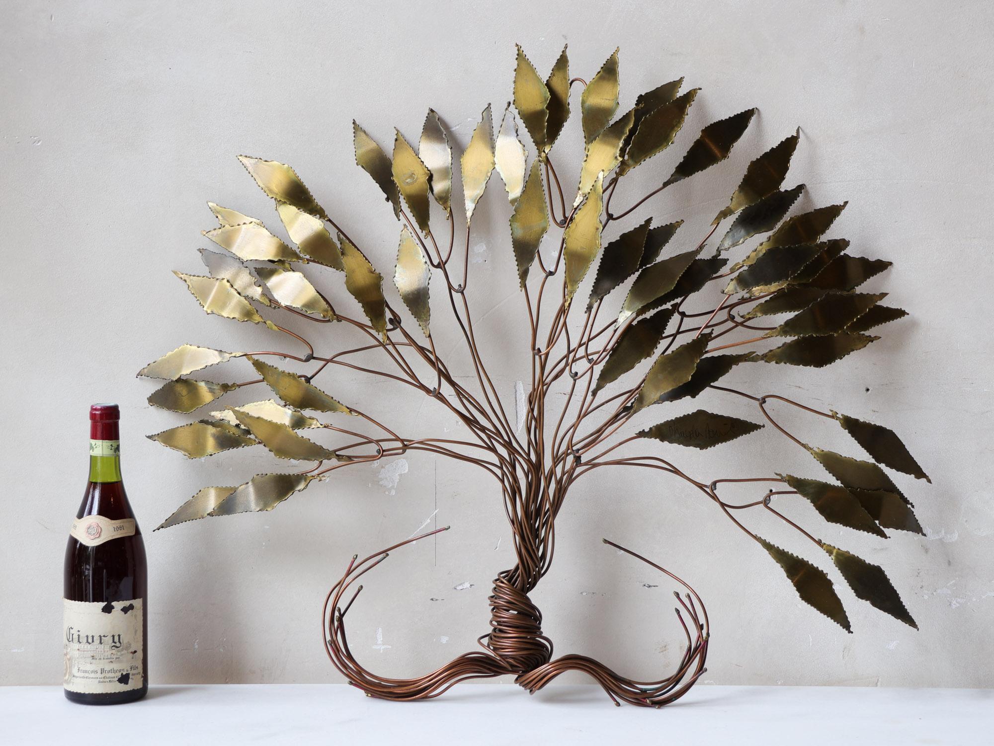 Daniel d'Haeseleer tree wall sculpture In Good Condition For Sale In Baambrugge, NL