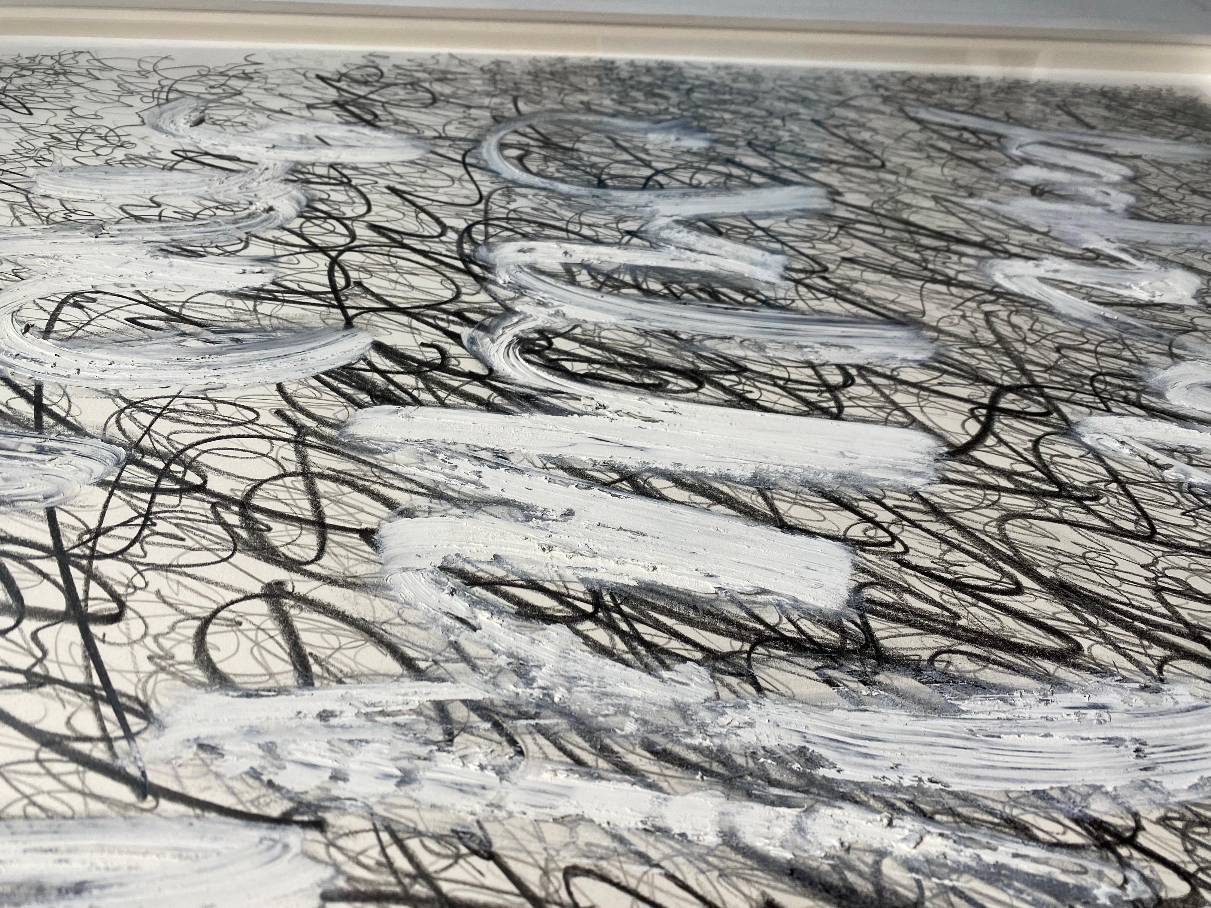Opera su carta dell'artista venezuelano Daniel Diaz Tai, unica nel suo genere, firmata e incorniciata. Disponibile presso la nostra galleria a NYC.