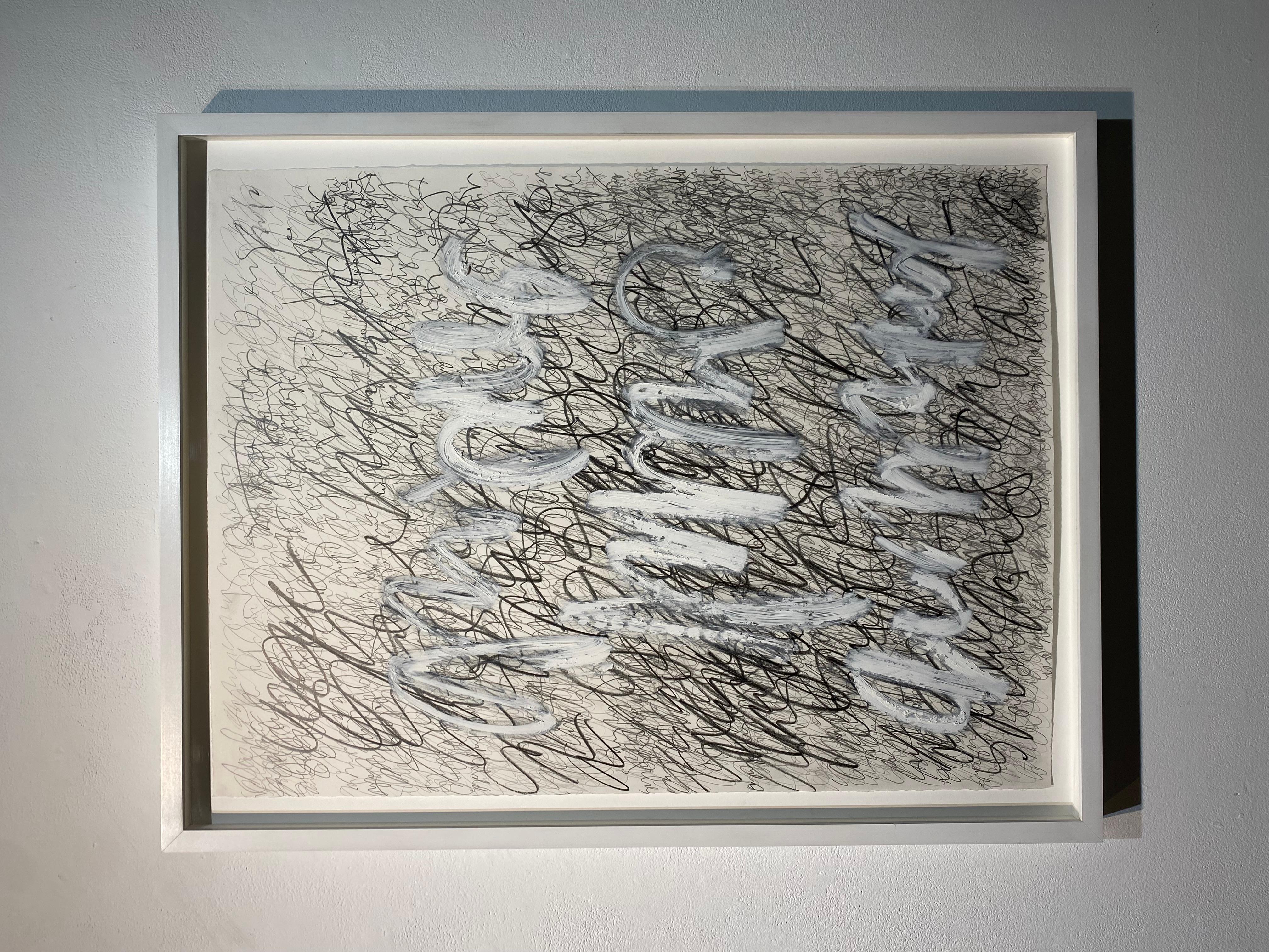 Abstract Painting di Daniel Diaz-Tai - Asemico N001.003