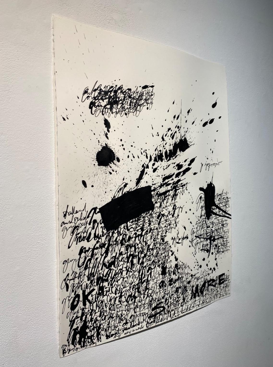 Asemico N0011.23 - Painting Astratto di Daniel Diaz-Tai