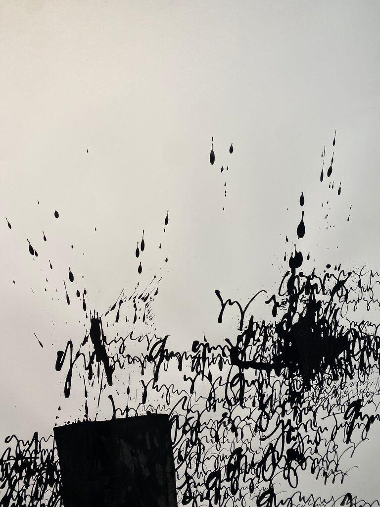 Asemisch N006.23 (Grau), Abstract Painting, von Daniel Diaz-Tai