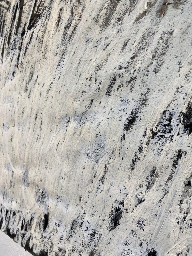 Asemisch N009.23 (Grau), Abstract Painting, von Daniel Diaz-Tai