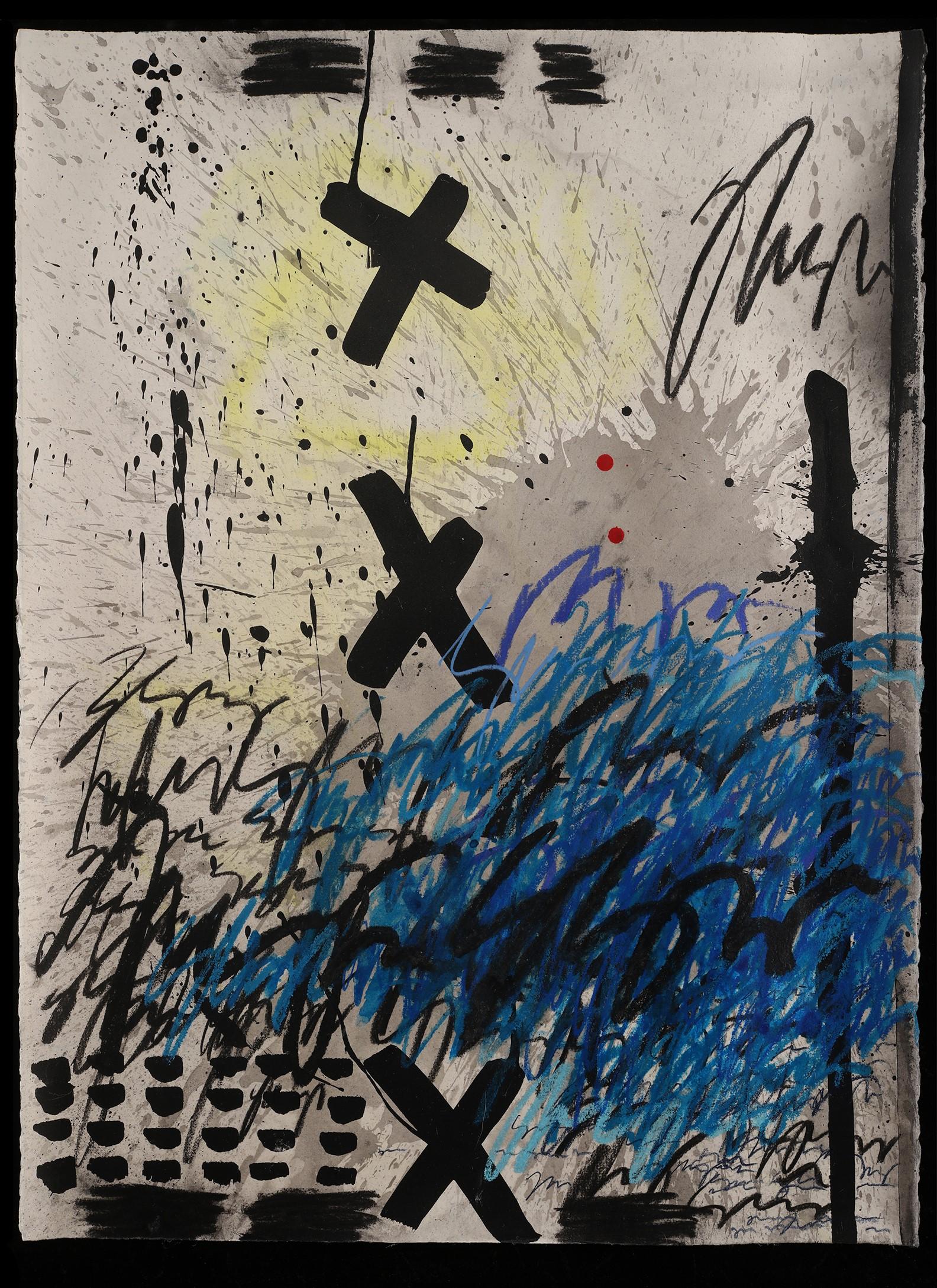 Abstract Painting di Daniel Diaz-Tai - Retorica armoniosa N008