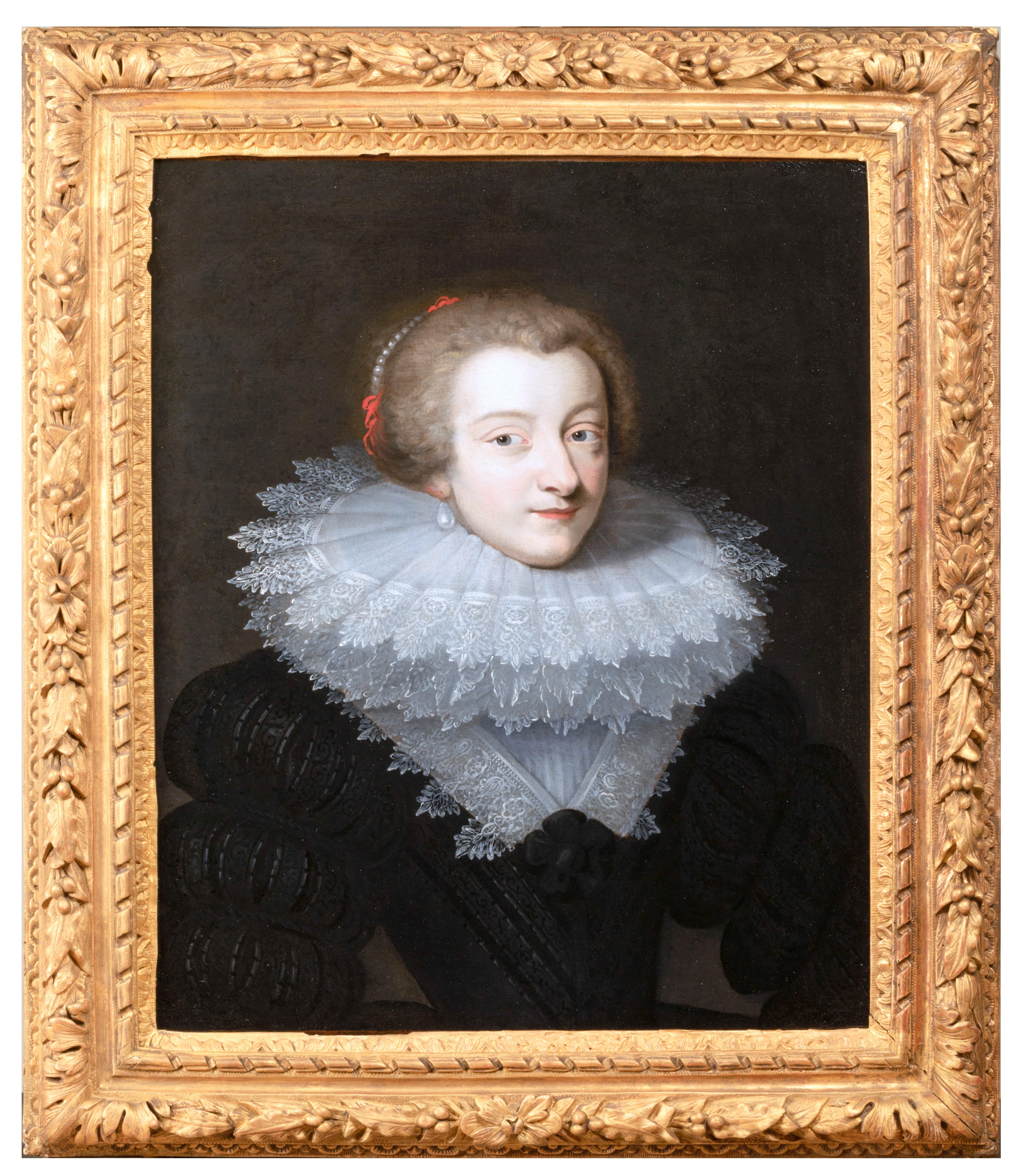 Daniel Dumonstier Portrait Painting - 17th century French School Portrait of Countess of Grignan