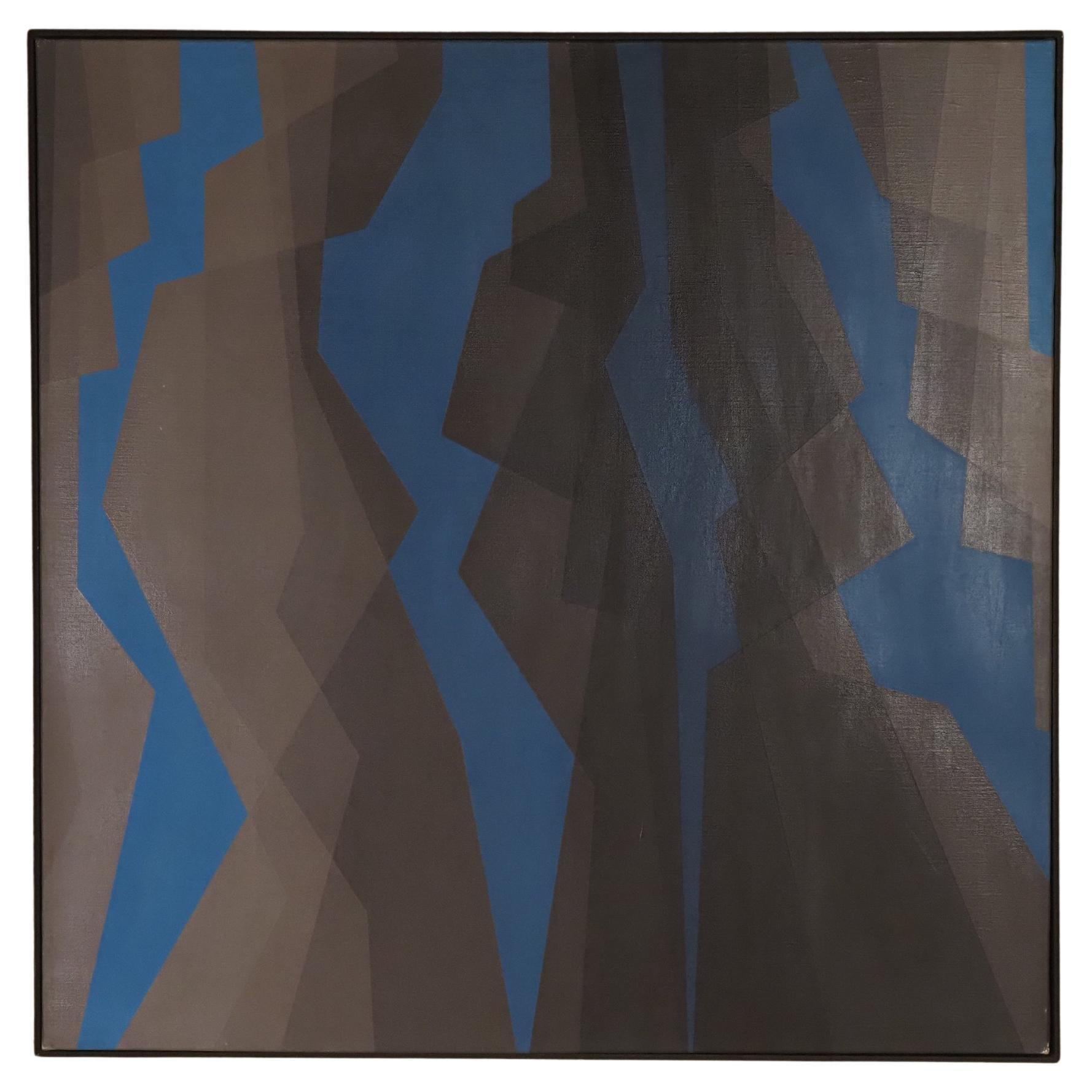 Daniel Dupéchez 'The night ends' dated 1975