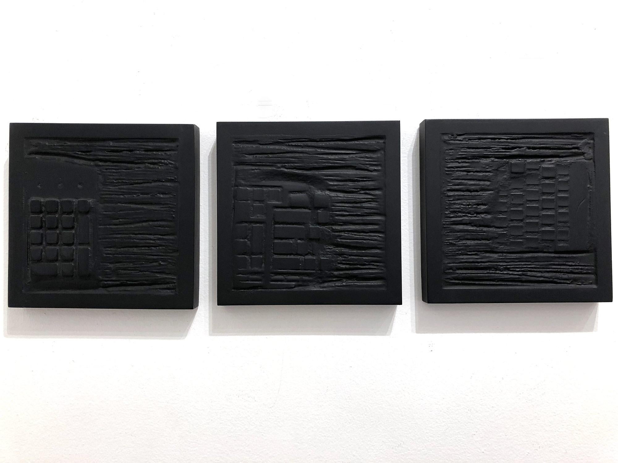 “Pen Decline 1 - 2 - 3 in Black” (Archeology series) Computer Keyboard Sculpture For Sale 6