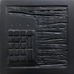 “Pen Decline 1 - 2 - 3 in Black” (Archeology series) Computer Keyboard Sculpture