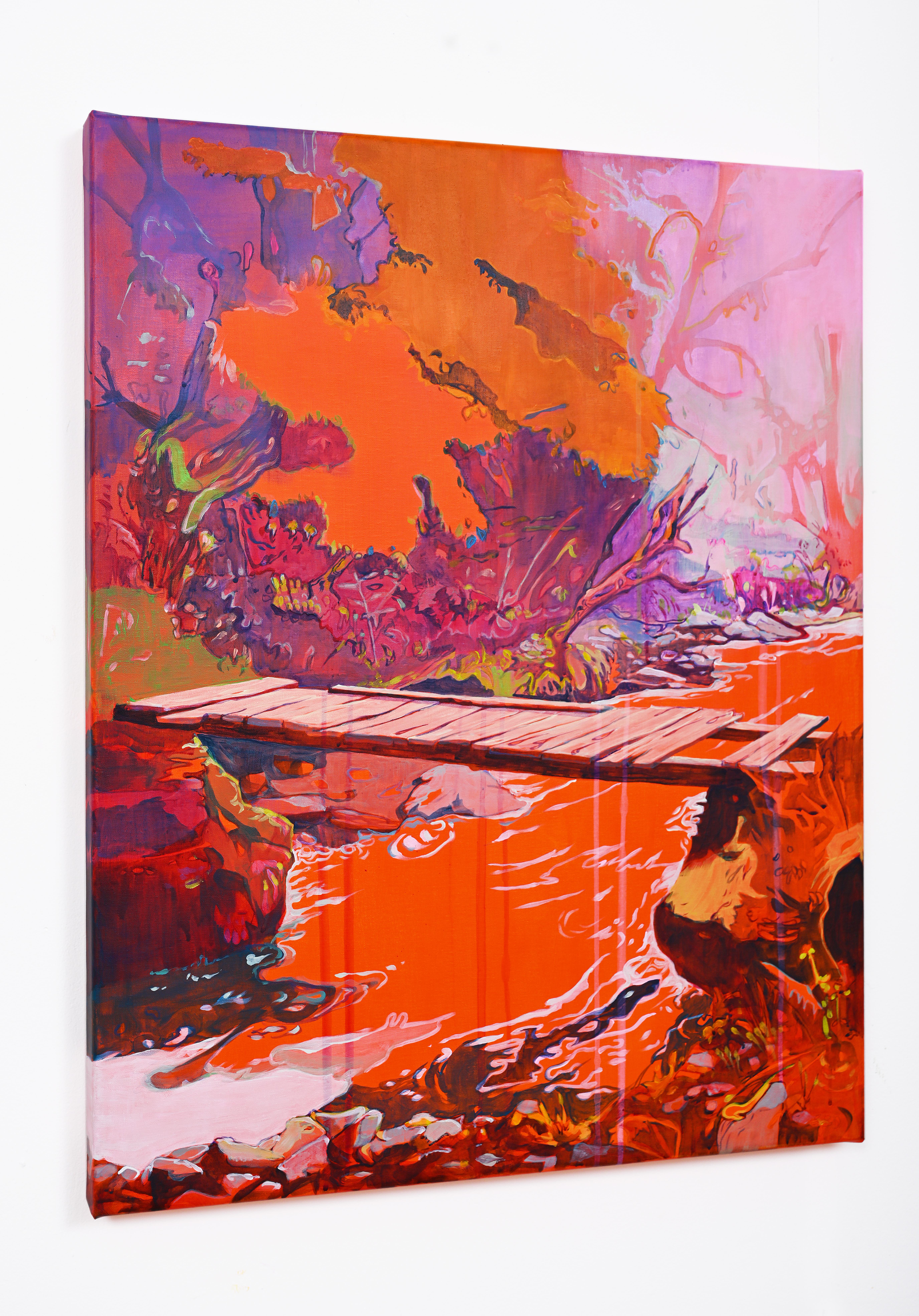 Unité à l'automne - Contemporain Painting par Daniel Freaker 