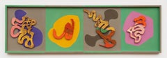 Baby Talk, 2017, Daniel Gerwin, Abstract, Oil, Acrylic, Wood