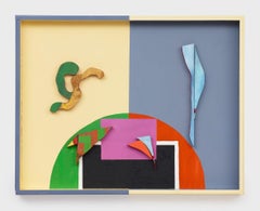 Child Management, 2018, Daniel Gerwin, Oil, Acrylic, Wood, Abstract
