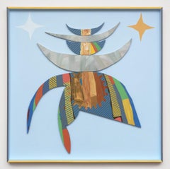 Sun Moon and Stars, 2018, Daniel Gerwin, Abstract, Oil, Acrylic, Wood