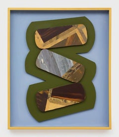 Three, 2017, Daniel Gerwin, oil, Acrylic, Wood, Abstract