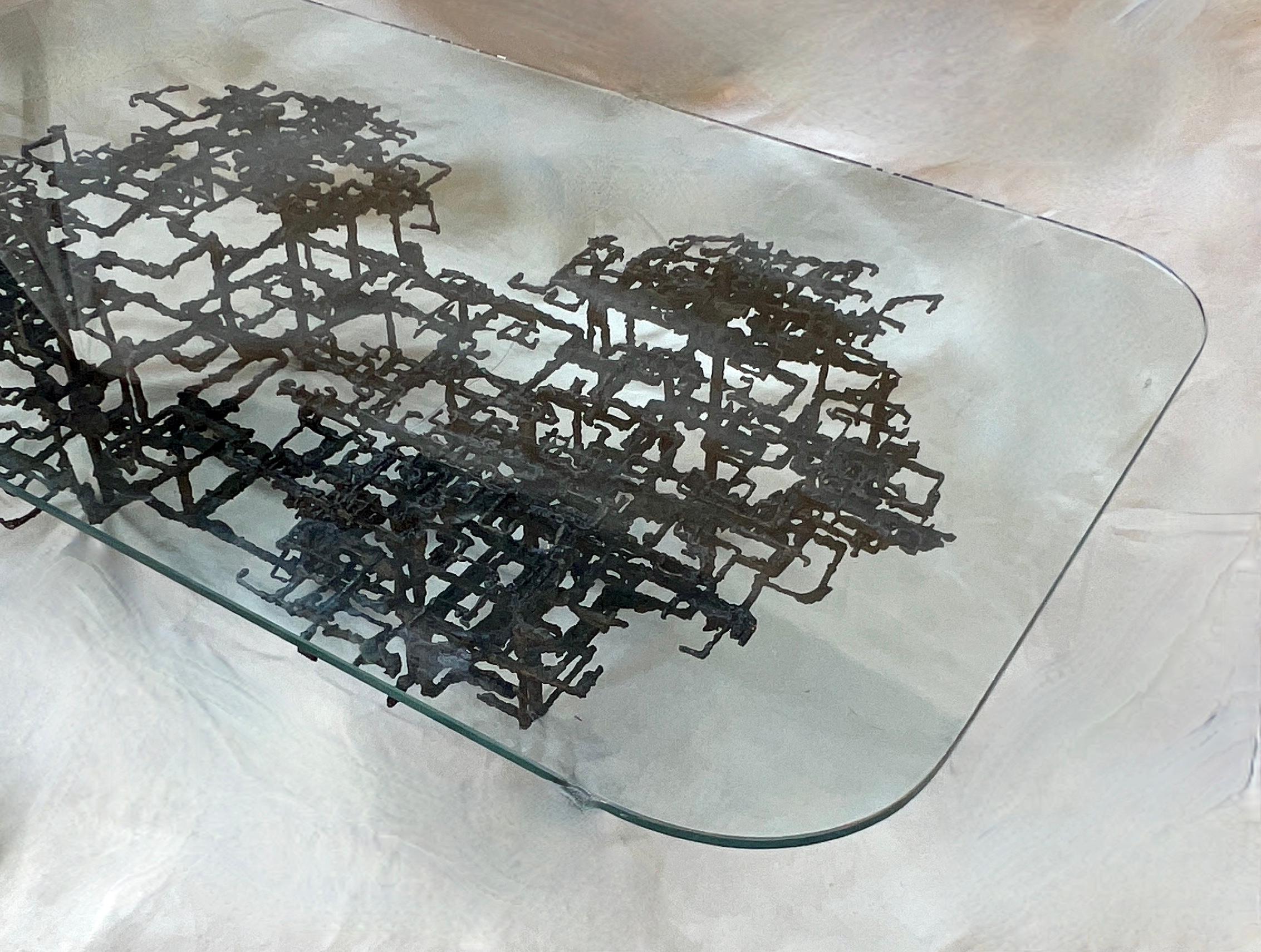 Daniel Gluck Handcraft Brutalist Mid Century Cocktail Tables en vente 6